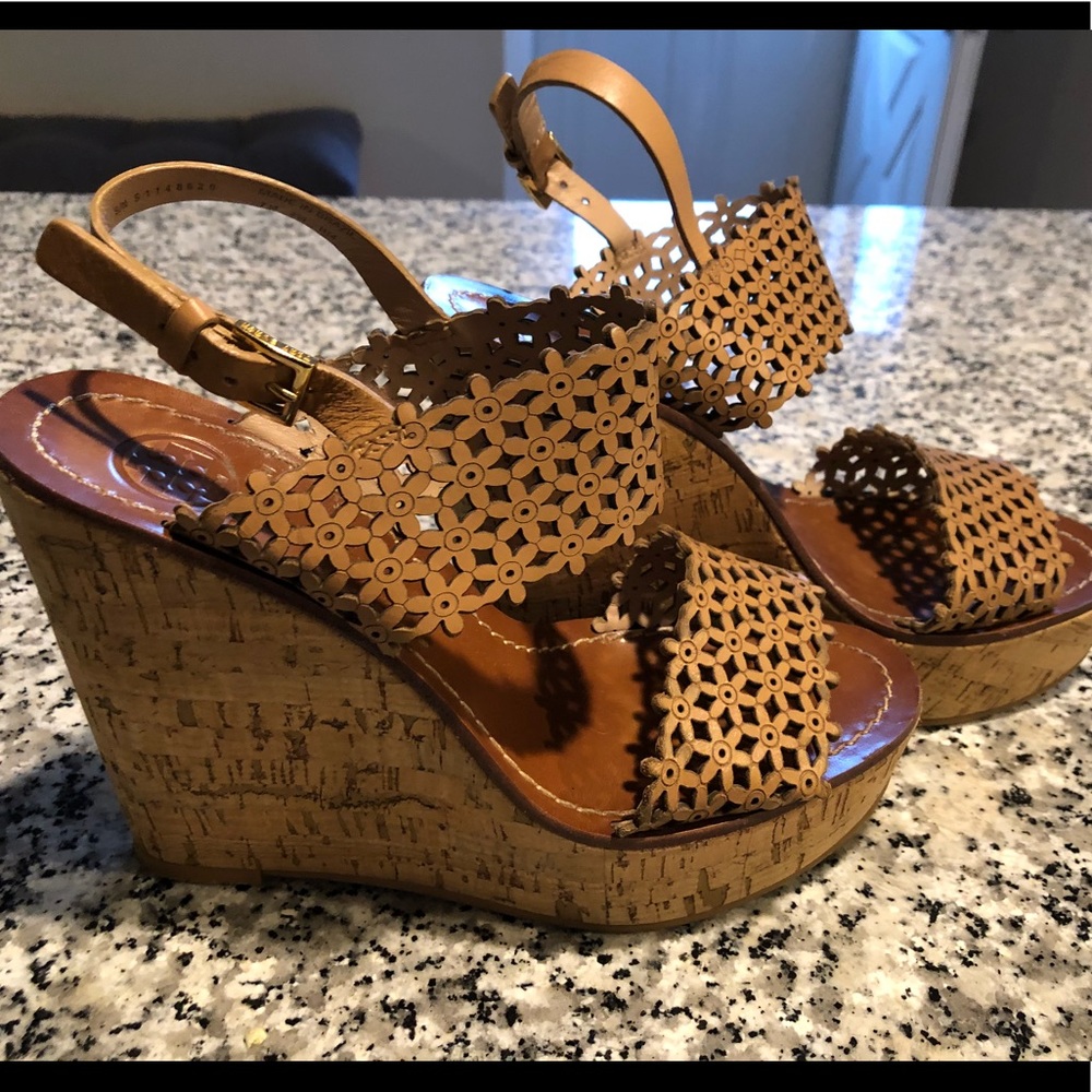 Tory Burch Daisy Wedge Platform Sandals